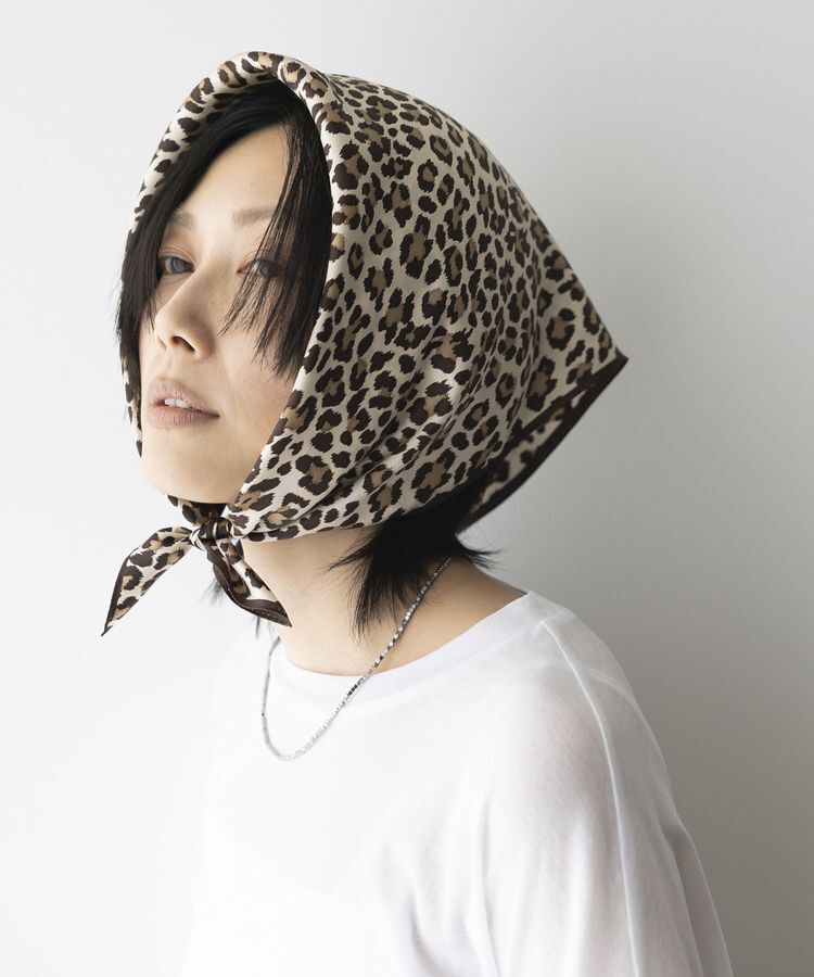 GARAGE OF GOOD CLOTHING「【日本製】レオパードスカーフ」|バンダナ・スカーフ|