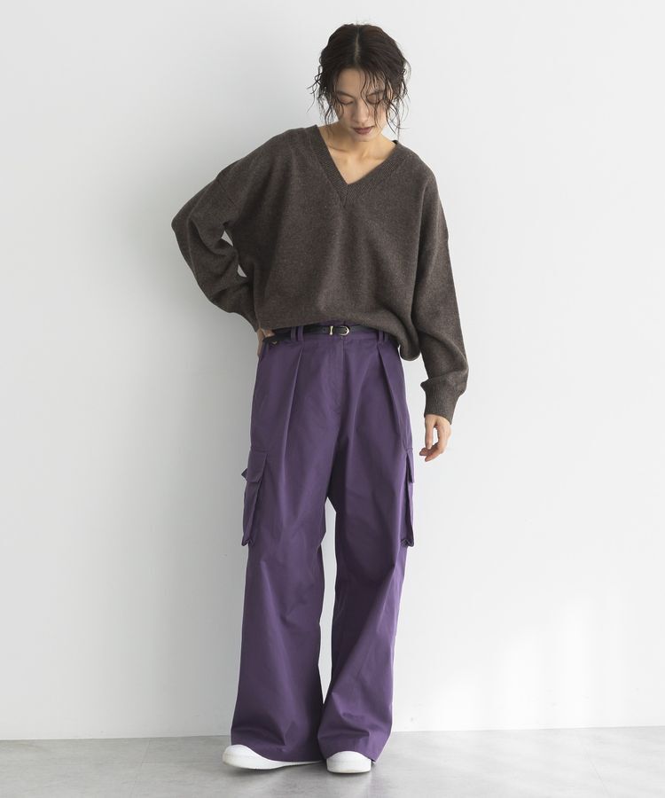 GARAGE OF GOOD CLOTHING「【日本製】カシミア混Vネックプルオーバー」|ニット・セーター|