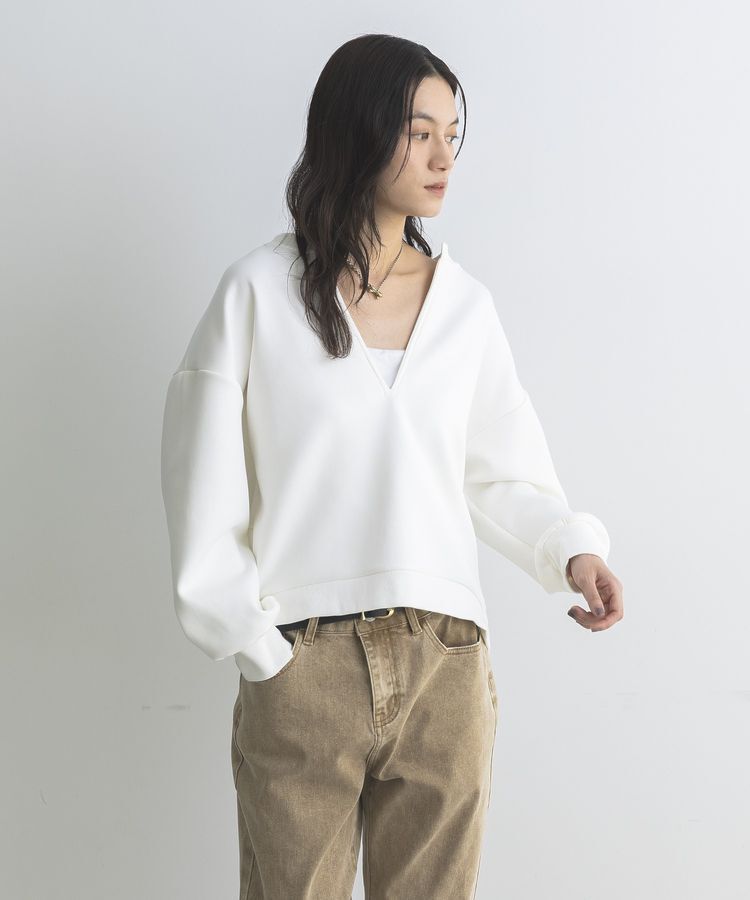 GARAGE OF GOOD CLOTHING「Vネックダンボールプルオーバー」|Tシャツ・カットソー|