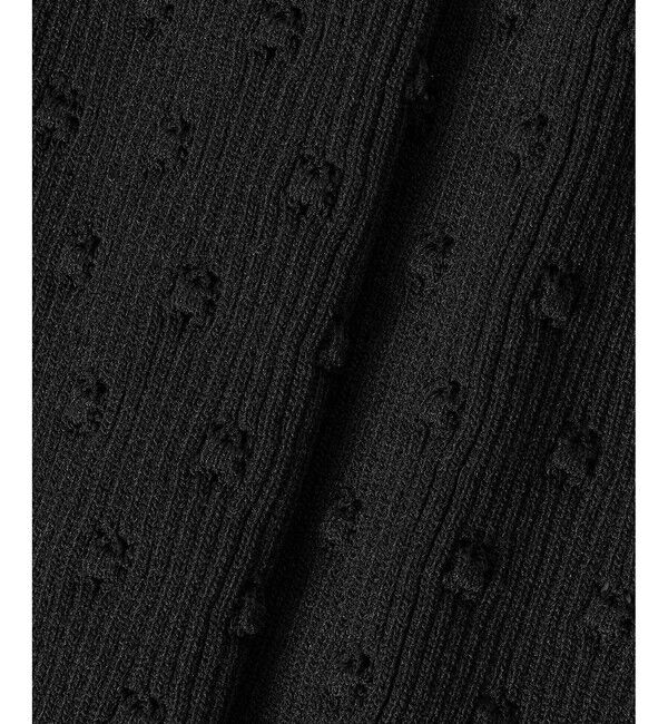 LOULOU WILLOUGHBY「【LOULOU WILLOUGHBY】アイレット半袖カーディガン」|カーディガン|