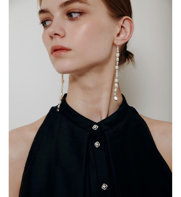 LOULOU WILLOUGHBY「ラッフルレイヤーアメスリブラウス」|シャツ・ブラウス|