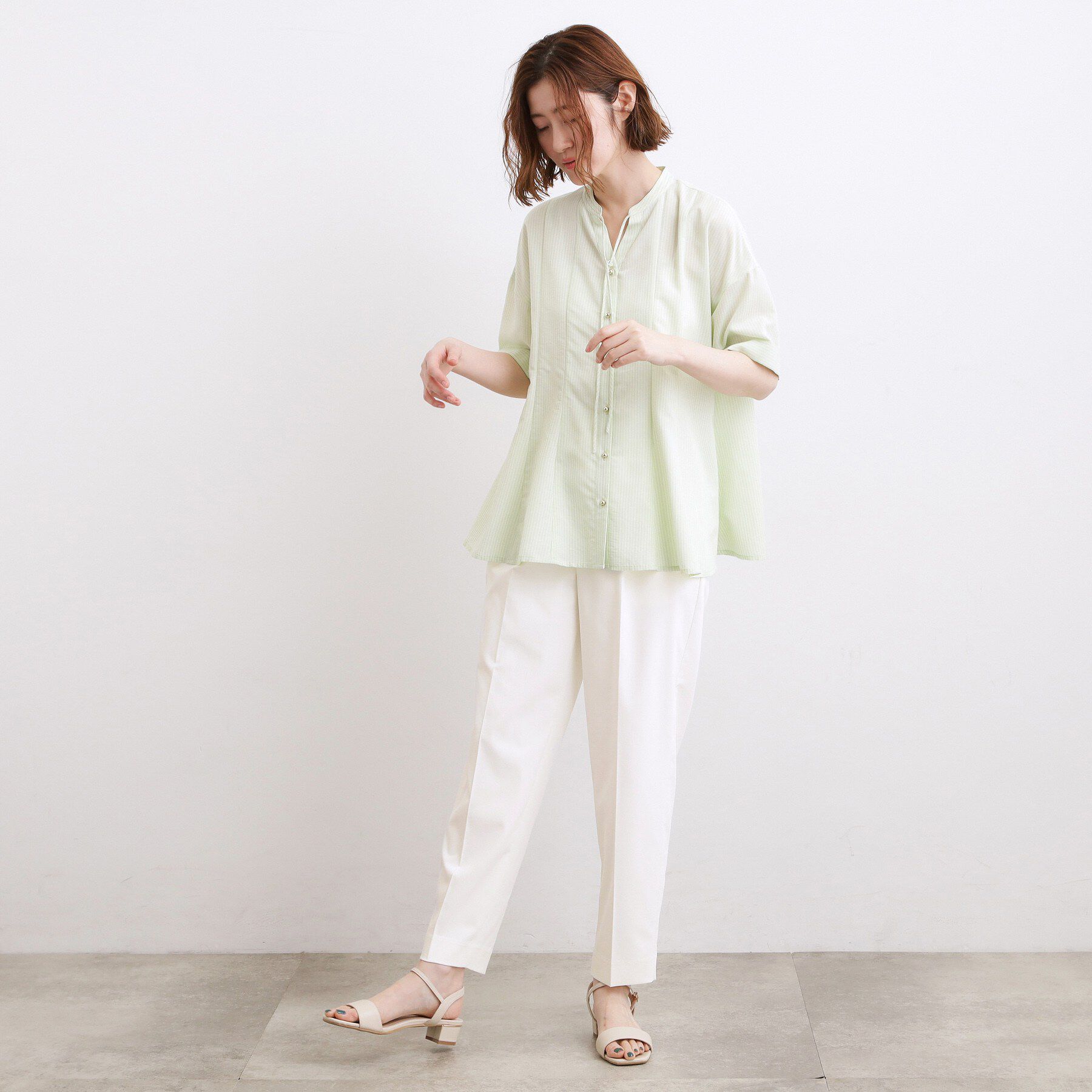grove「【白でも透けにくい・多機能】テーパードパンツ」|その他|