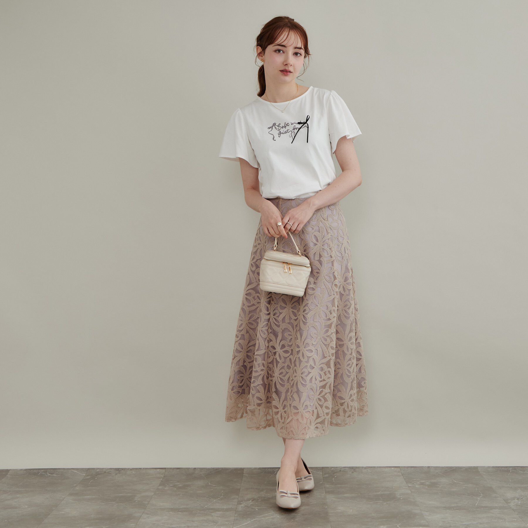 Couture broach「リボンロゴTシャツ」|Tシャツ・カットソー|