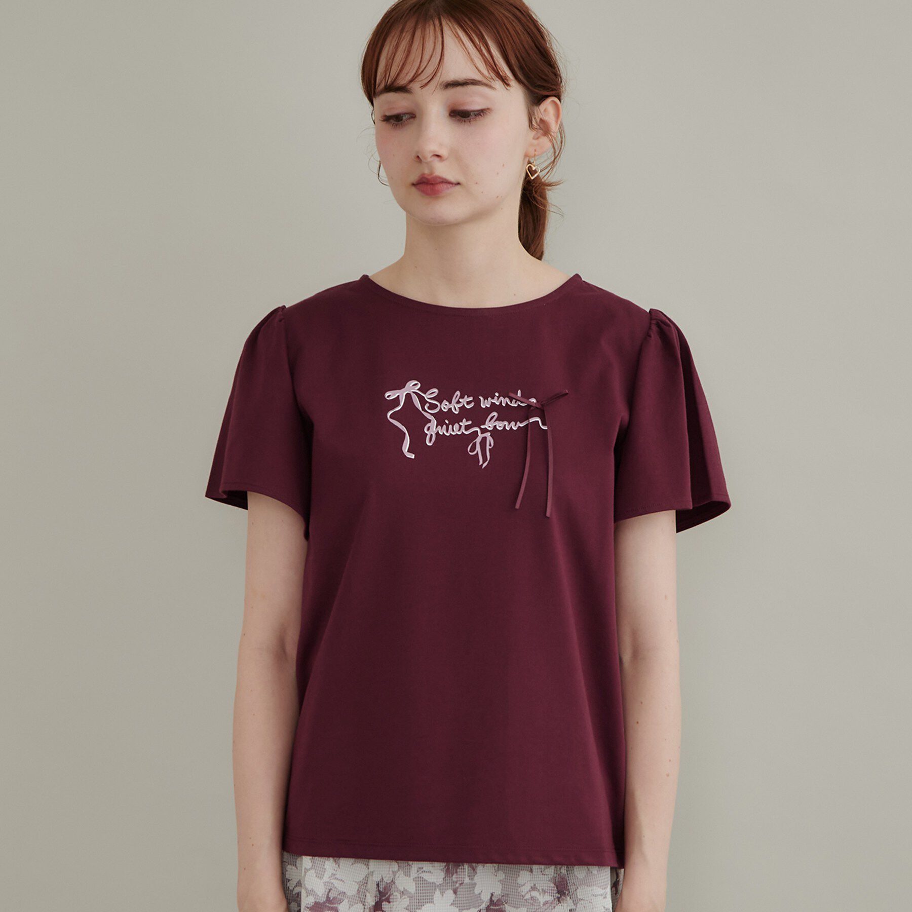 Couture broach「リボンロゴTシャツ」|Tシャツ・カットソー|