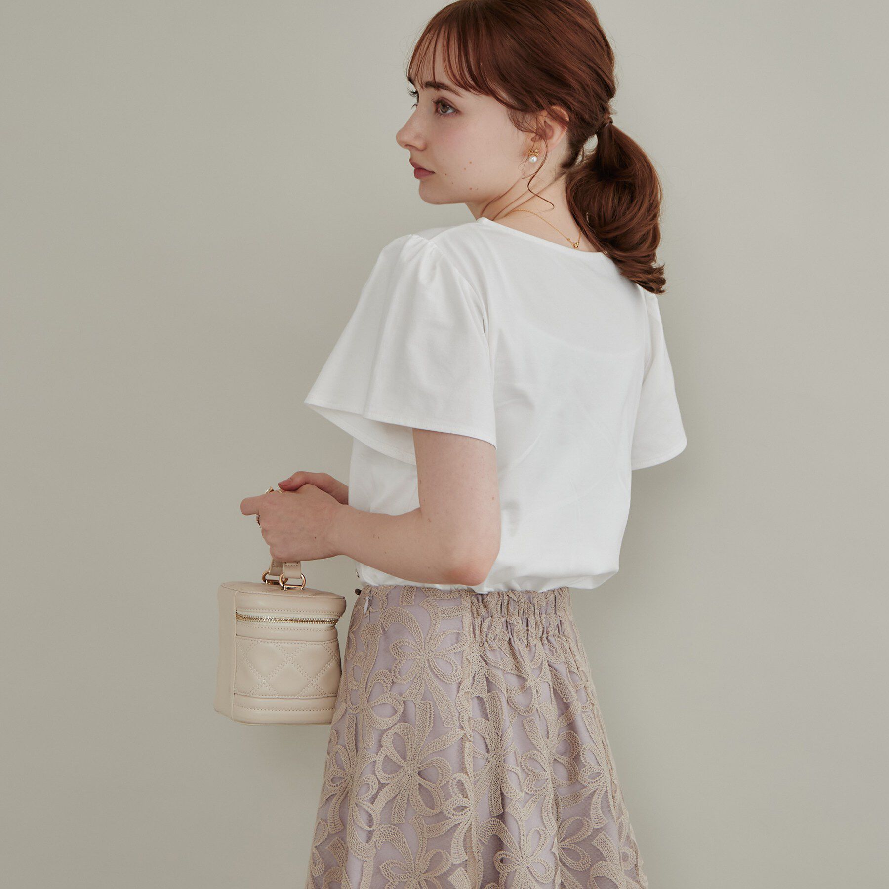 Couture broach「リボンロゴTシャツ」|Tシャツ・カットソー|