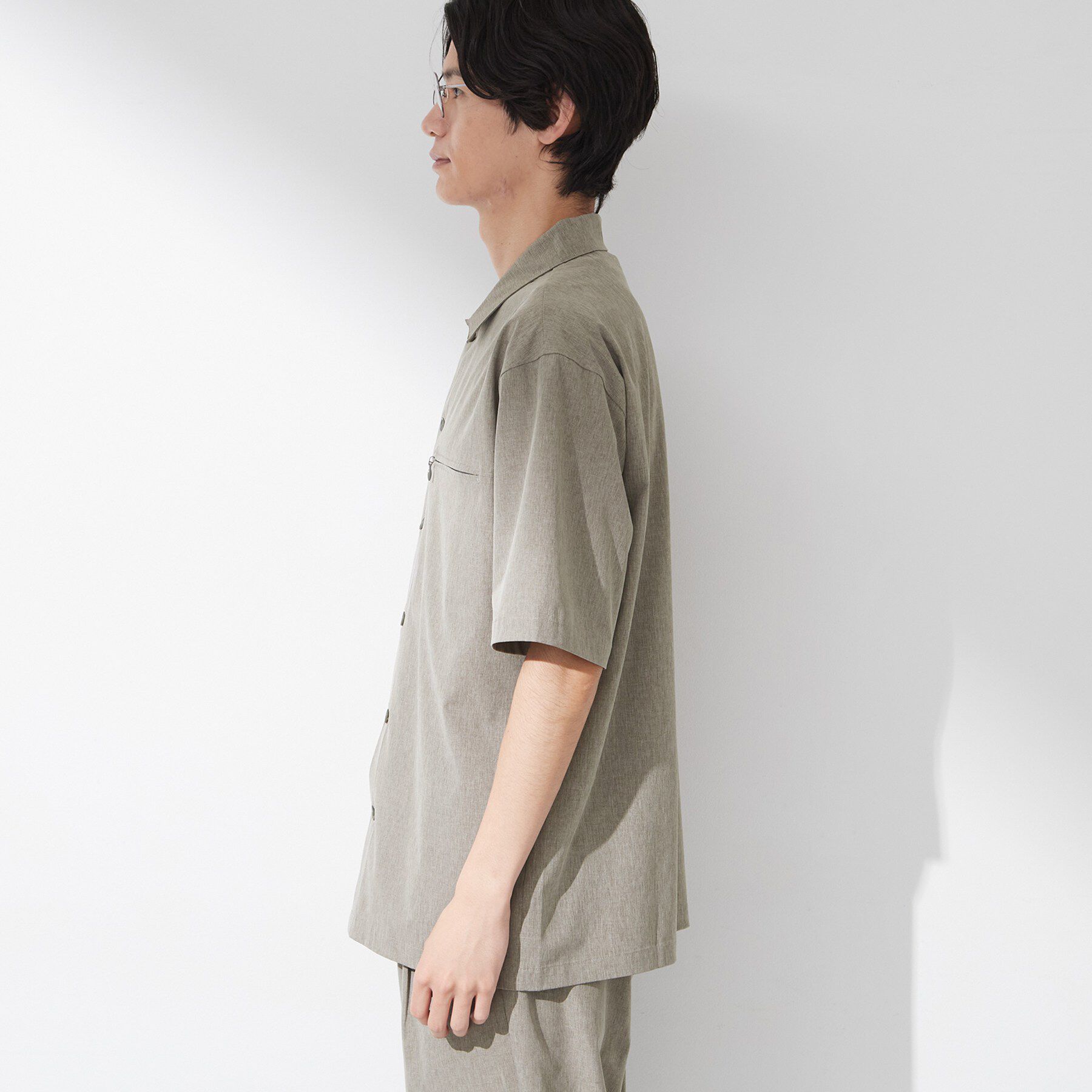 THE SHOP TK「【吸水速乾／接触冷感／防シワ／マシンウォッシャブル】ハイドロクール 半袖シャツ」|シャツ・ブラウス|