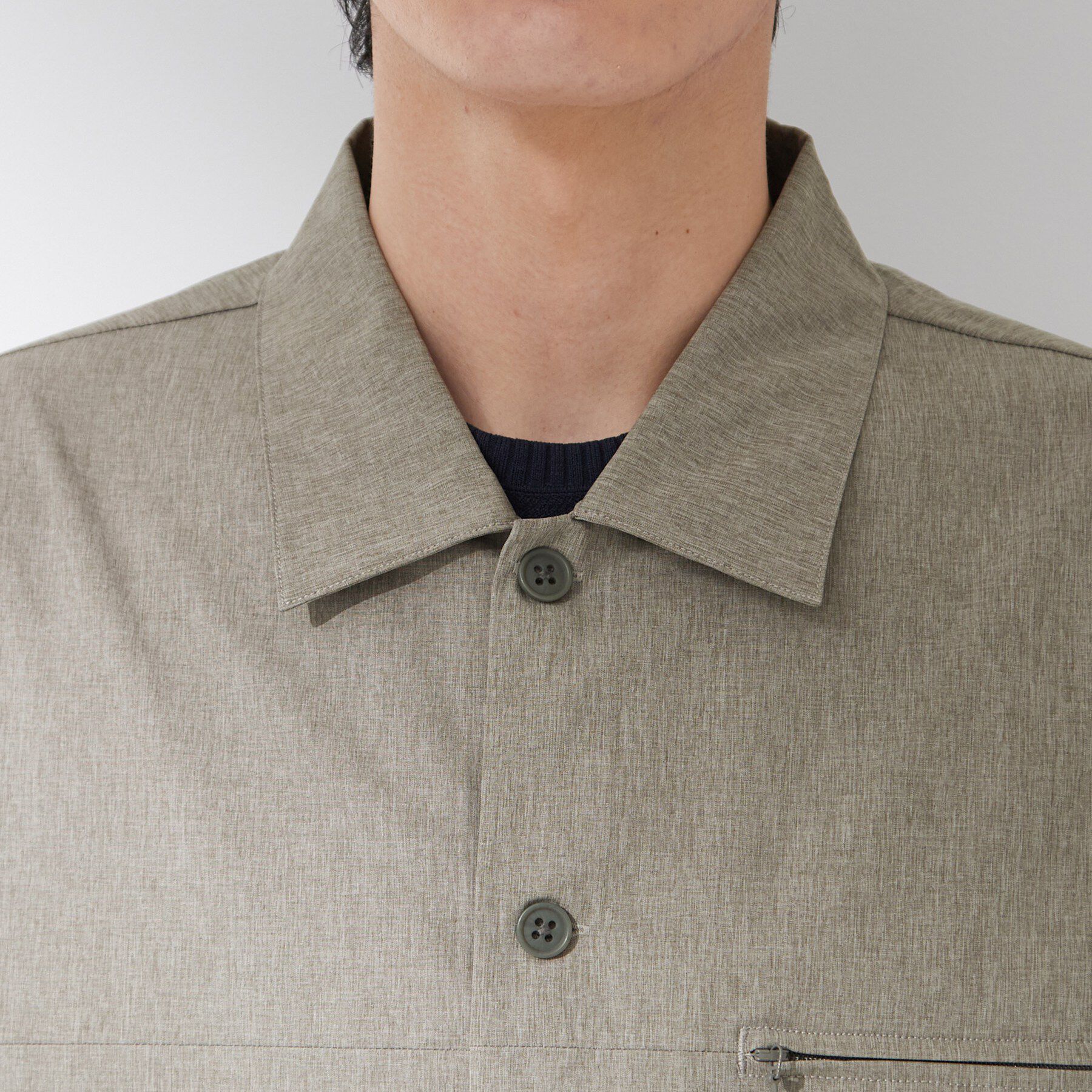 THE SHOP TK「【吸水速乾／接触冷感／防シワ／マシンウォッシャブル】ハイドロクール 半袖シャツ」|シャツ・ブラウス|
