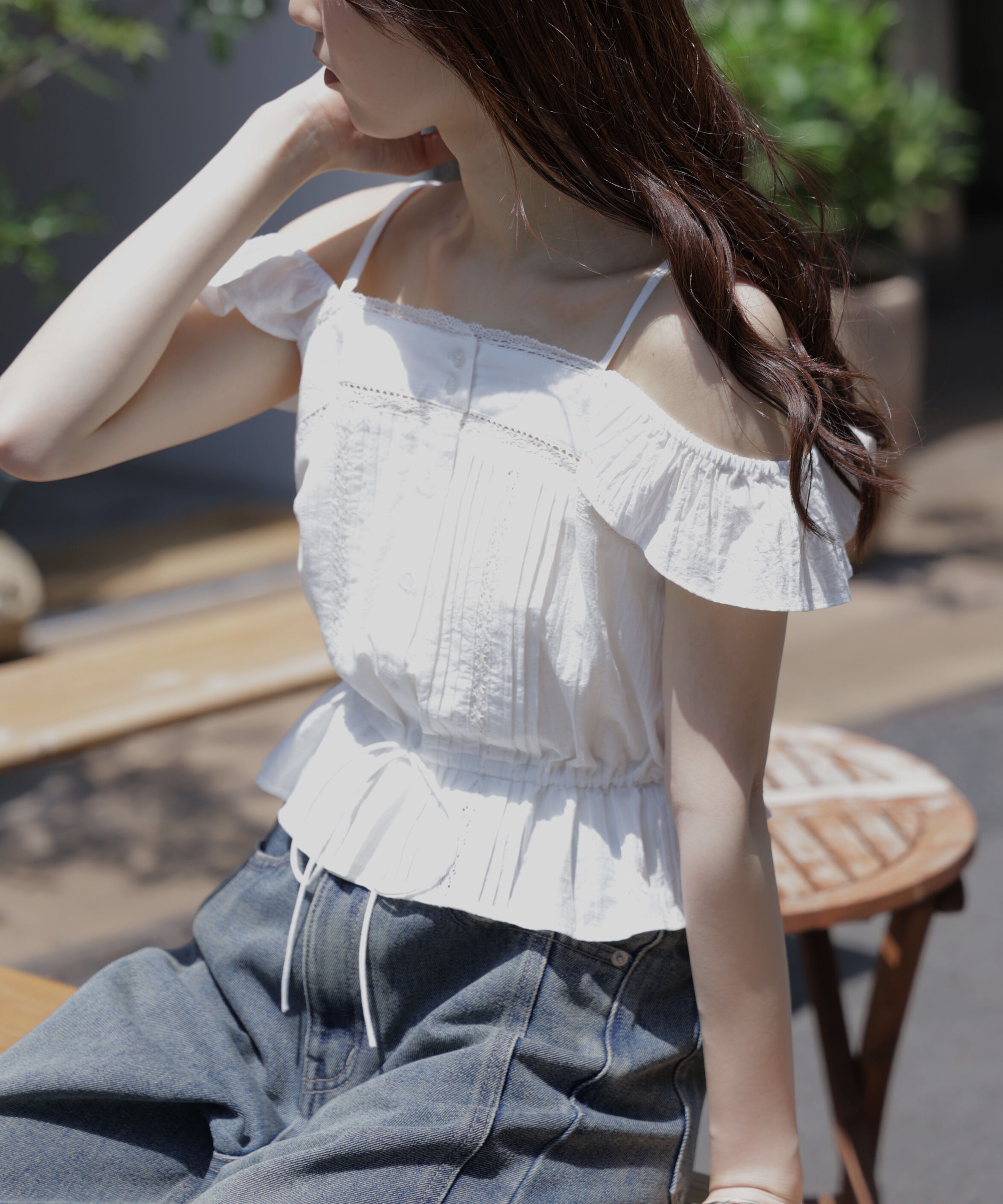  「2wayオフショルキャミブラウス」|シャツ・ブラウス|オフ