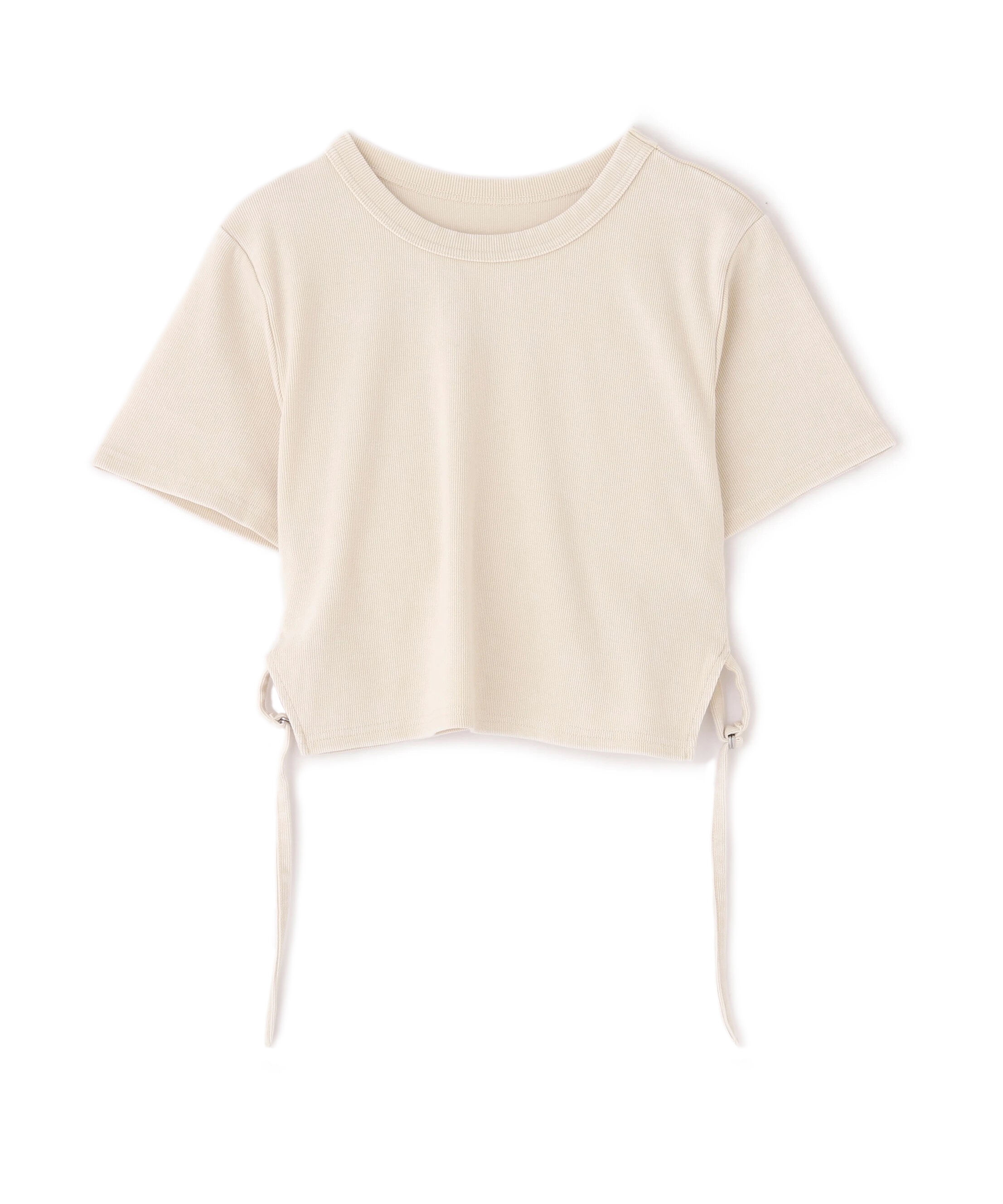  「ヴィンテージ加工サイドベルトＴ」|Tシャツ・カットソー|