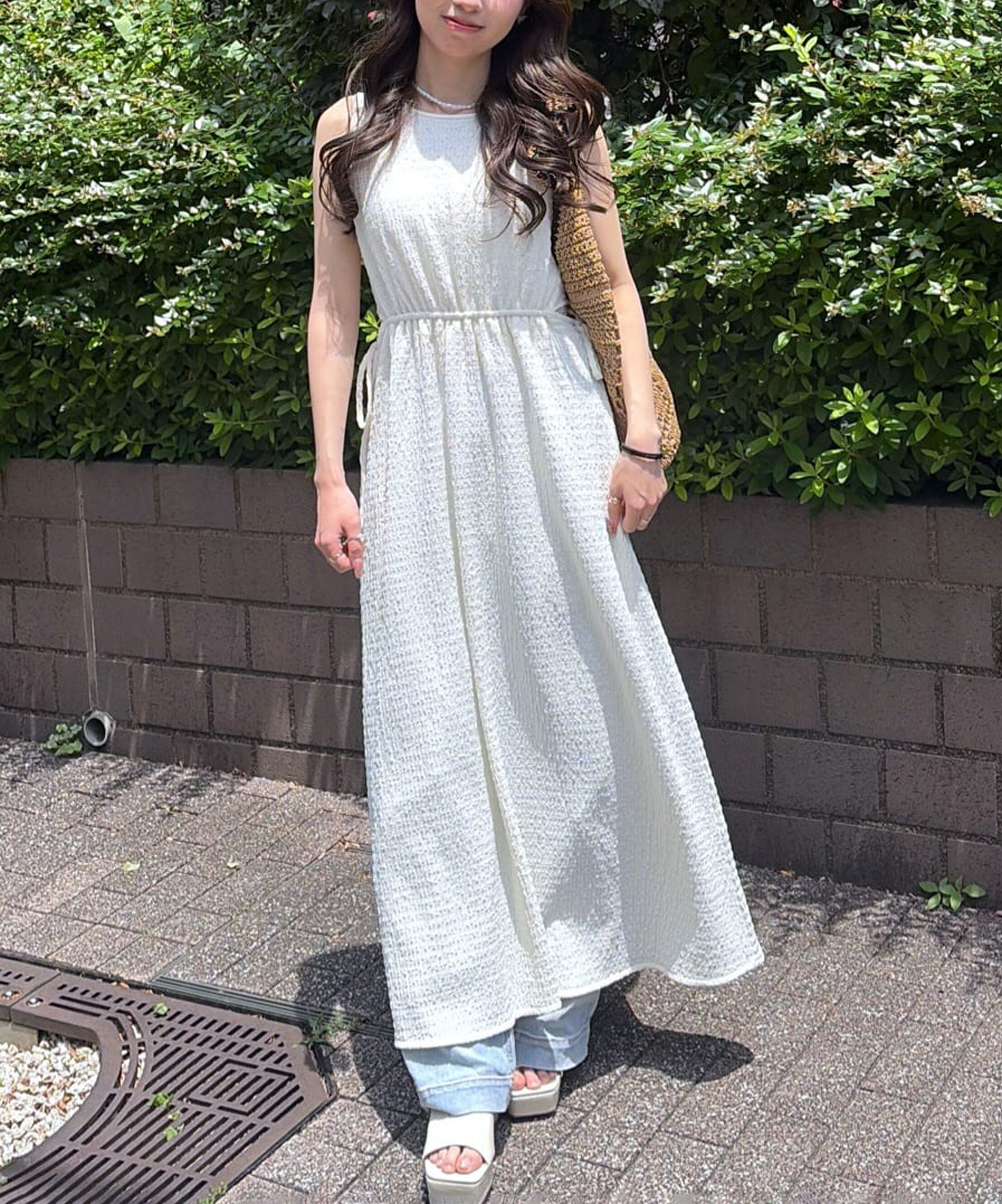  「サイドカットノースリカットソーワンピース」|ワンピース|