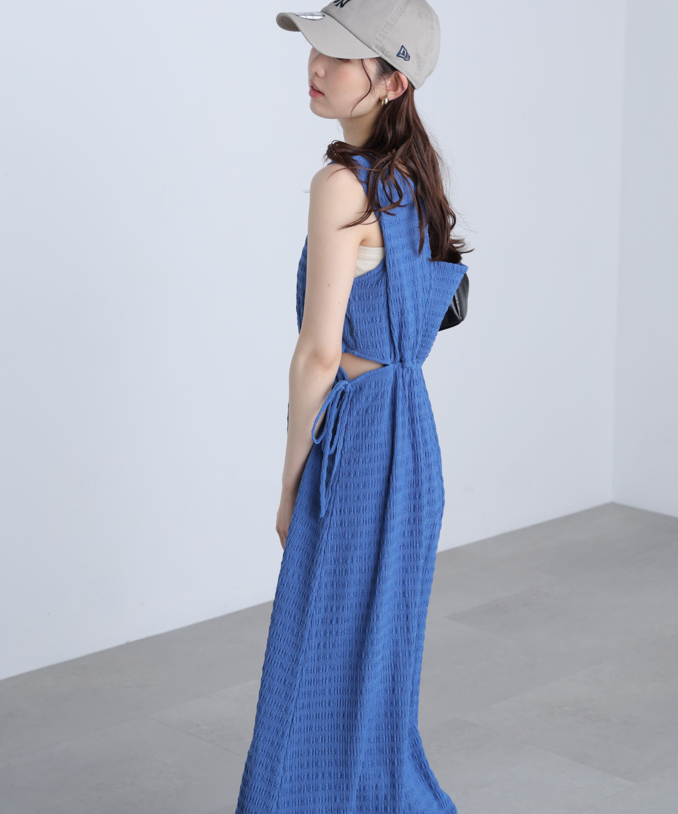  「サイドカットノースリカットソーワンピース」|ワンピース|