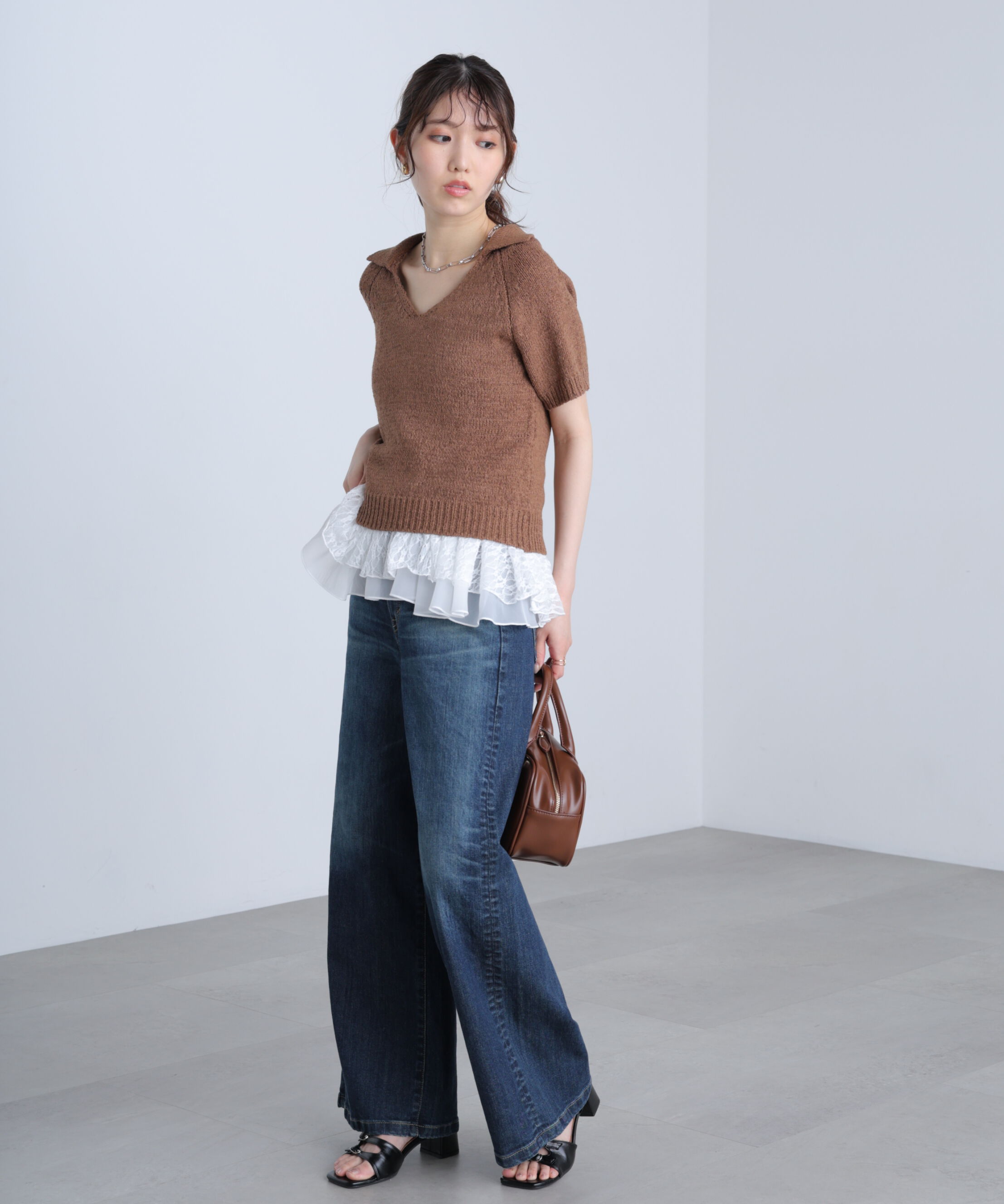  「ティアードペプラムキャミ〈MFM〉」|Tシャツ・カットソー|