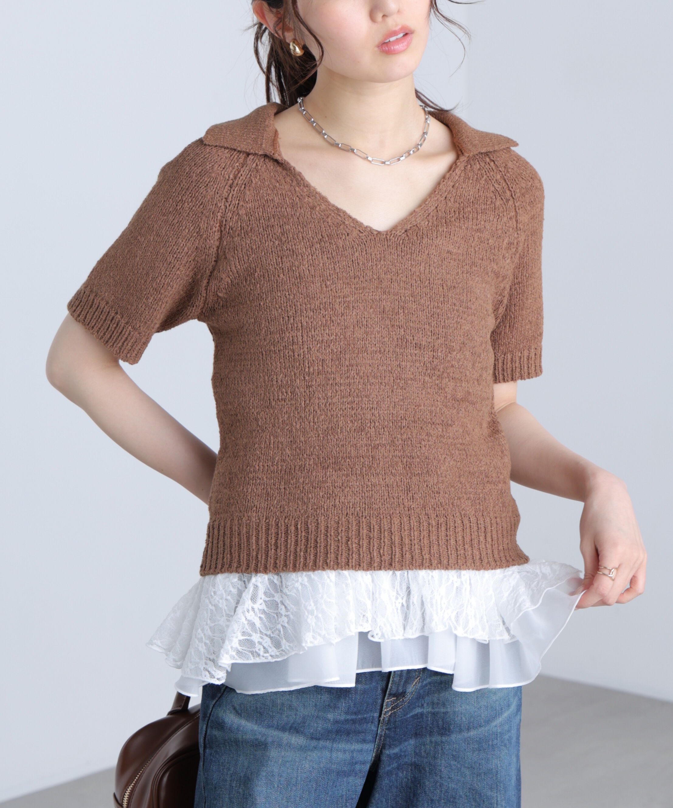  「ティアードペプラムキャミ〈MFM〉」|Tシャツ・カットソー|