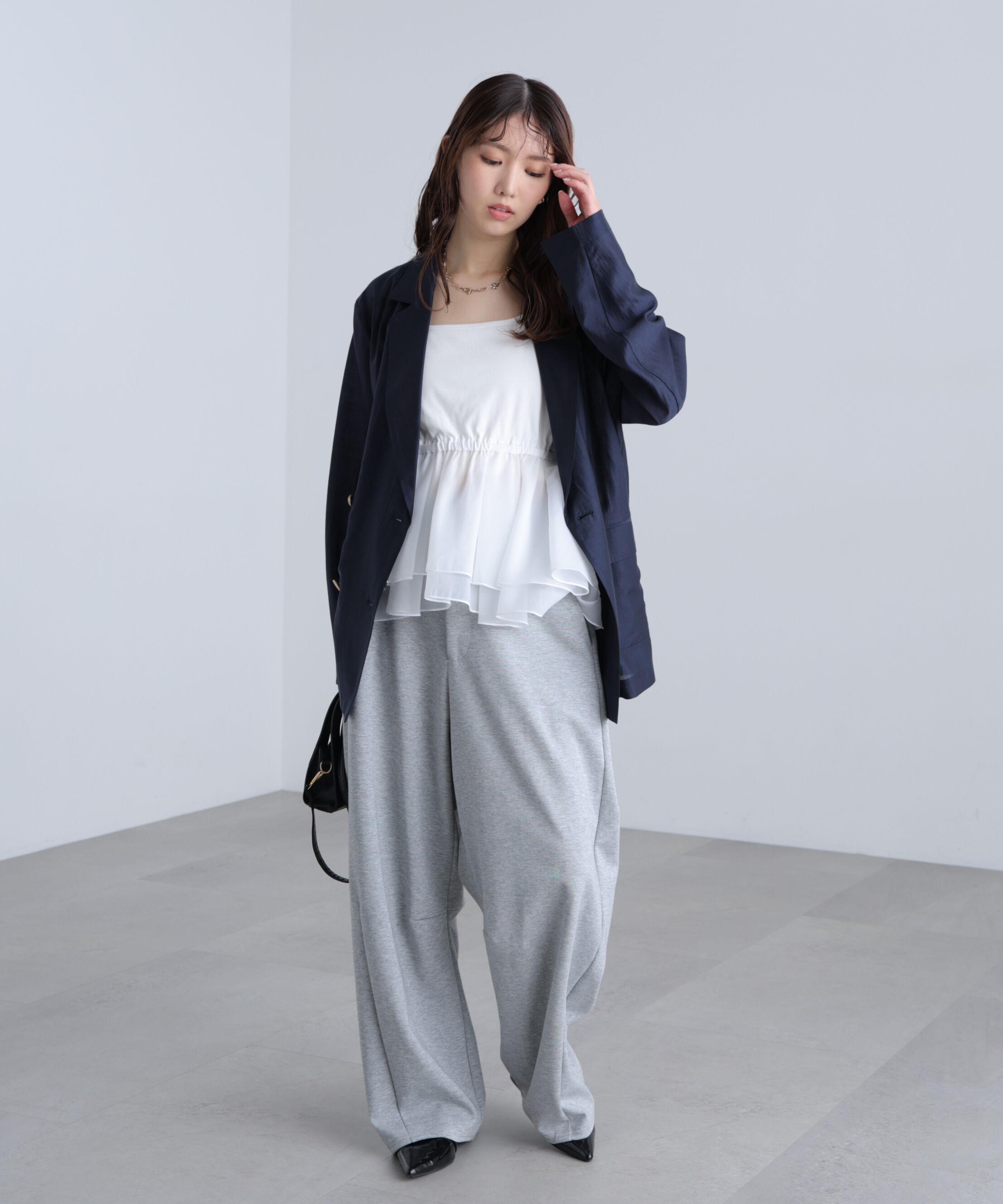  「ティアードペプラムキャミ〈MFM〉」|Tシャツ・カットソー|