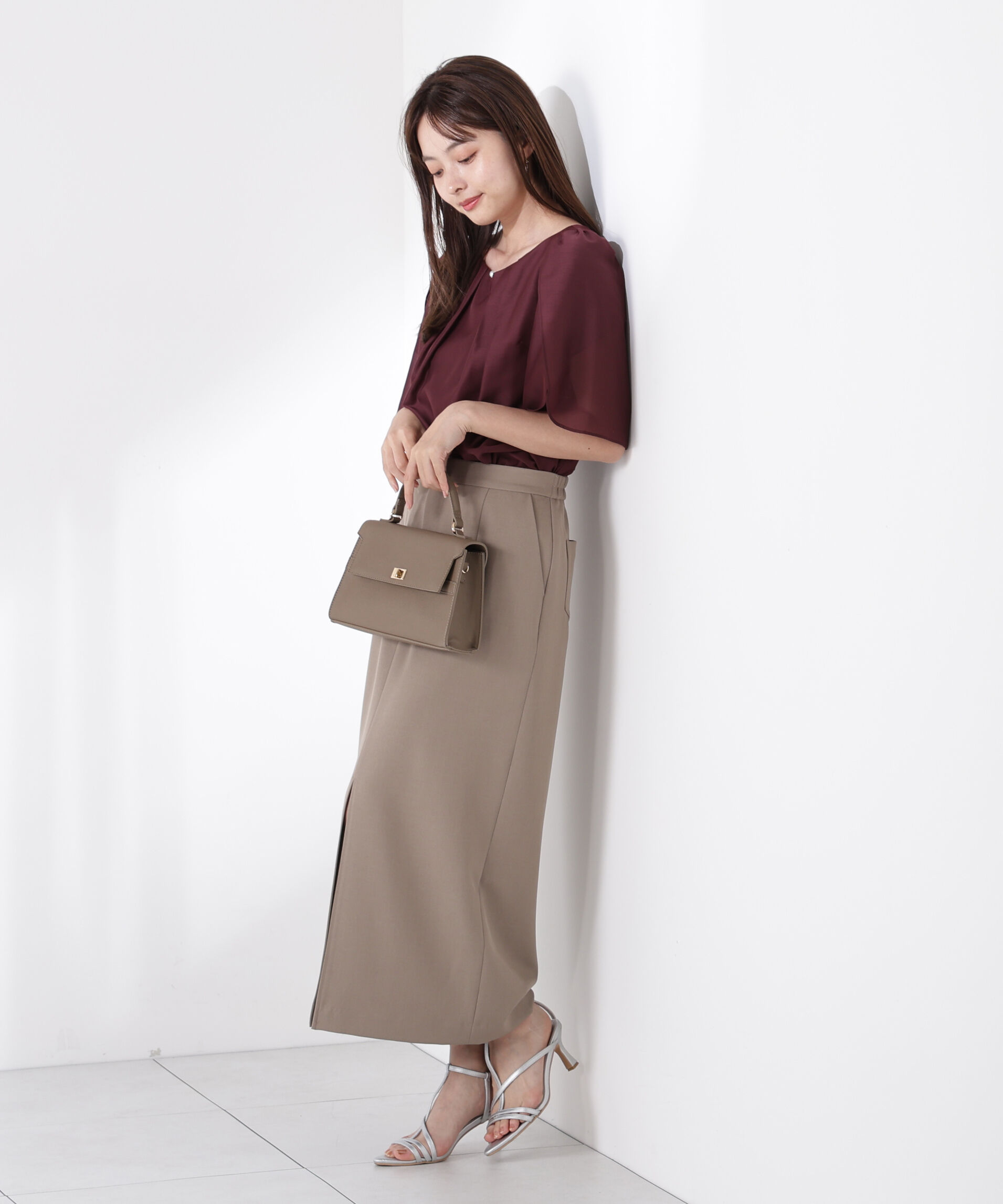 PROPORTION BODY DRESSING「パールポイントフレアスリーブブラウス」|シャツ・ブラウス|