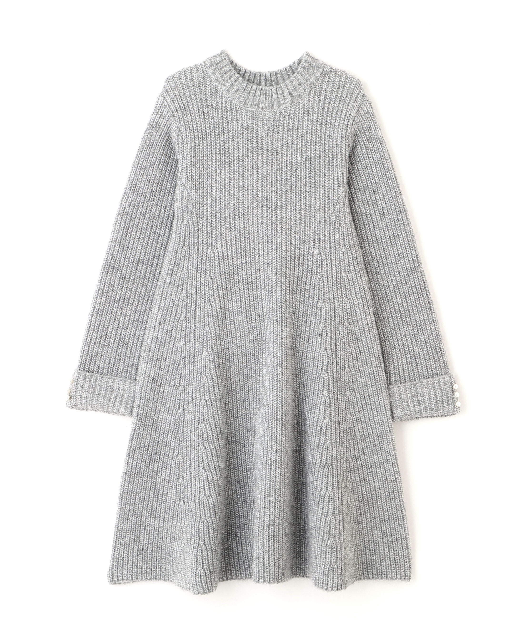 PROPORTION BODY DRESSING「ウールブレンドラメ入りニットミニワンピース　25AW」|ワンピース|