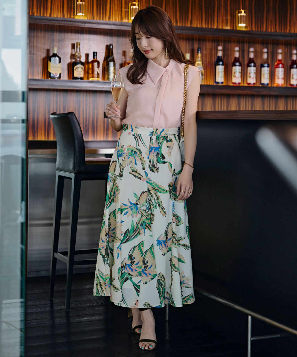  「［冨張愛コラボ］アートリーフマーメイドスカート」|スカート|