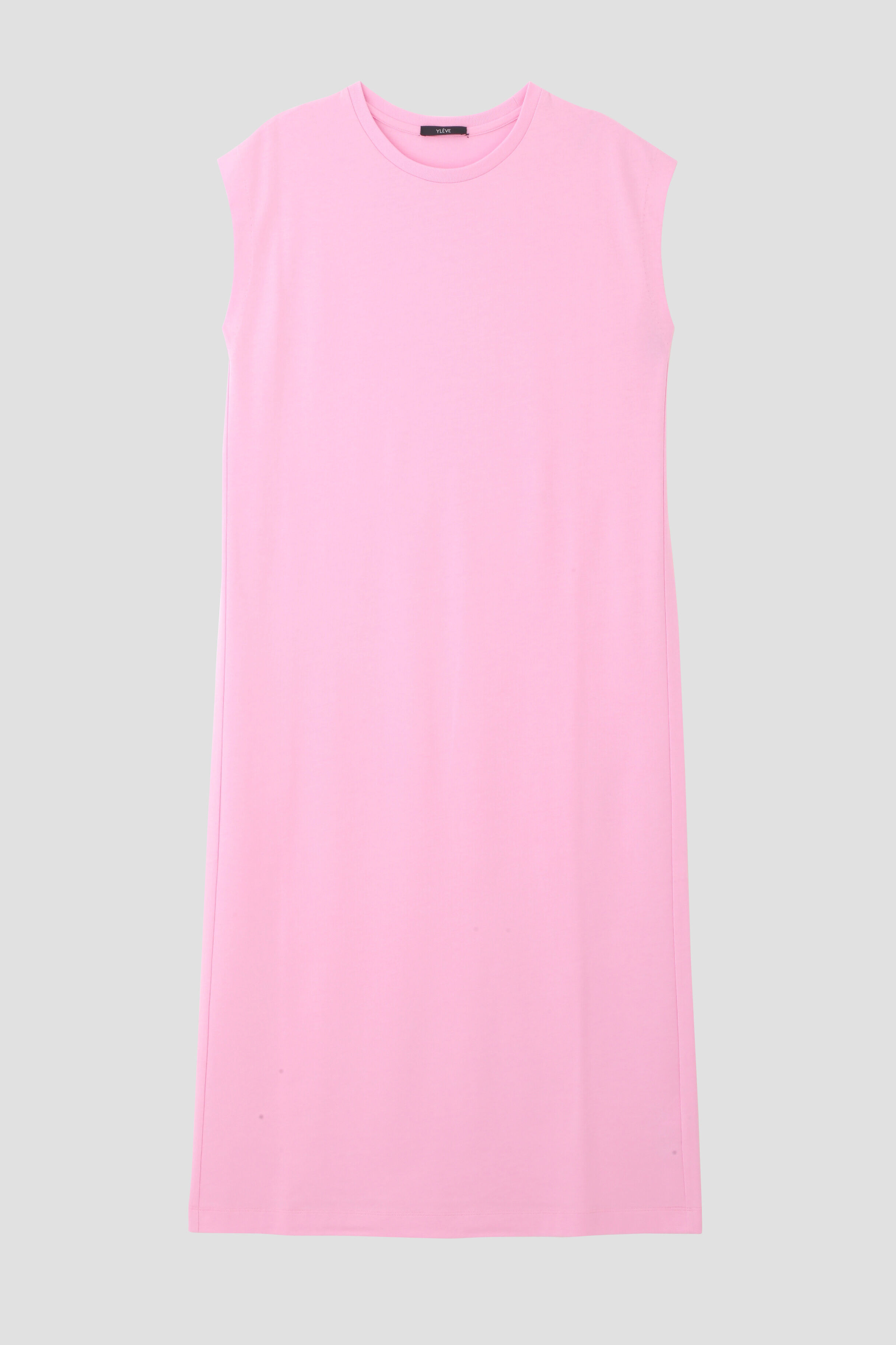 YLEVE 「YLEVE / ORGANIC COTTON BIO NO SLEEVE ONE PIECE」|ワンピース|ピンク
