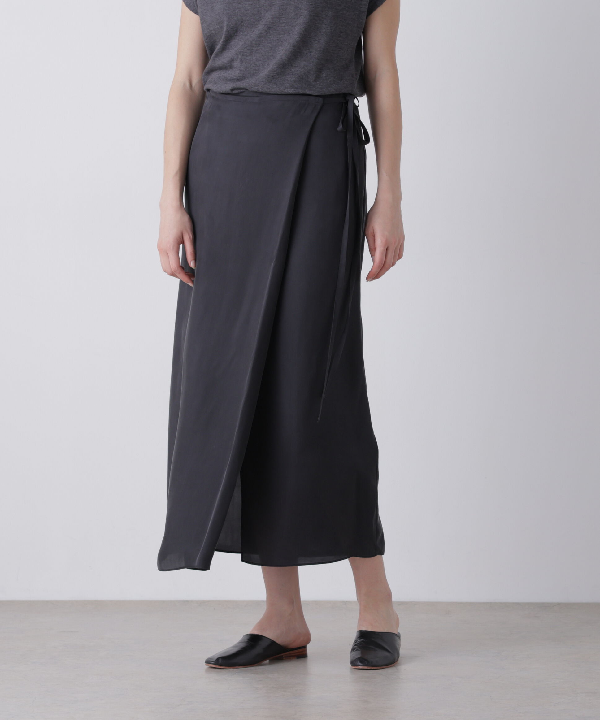 YLEVE 「YLEVE / SMOKY CUPRA SKIRT」|スカート|