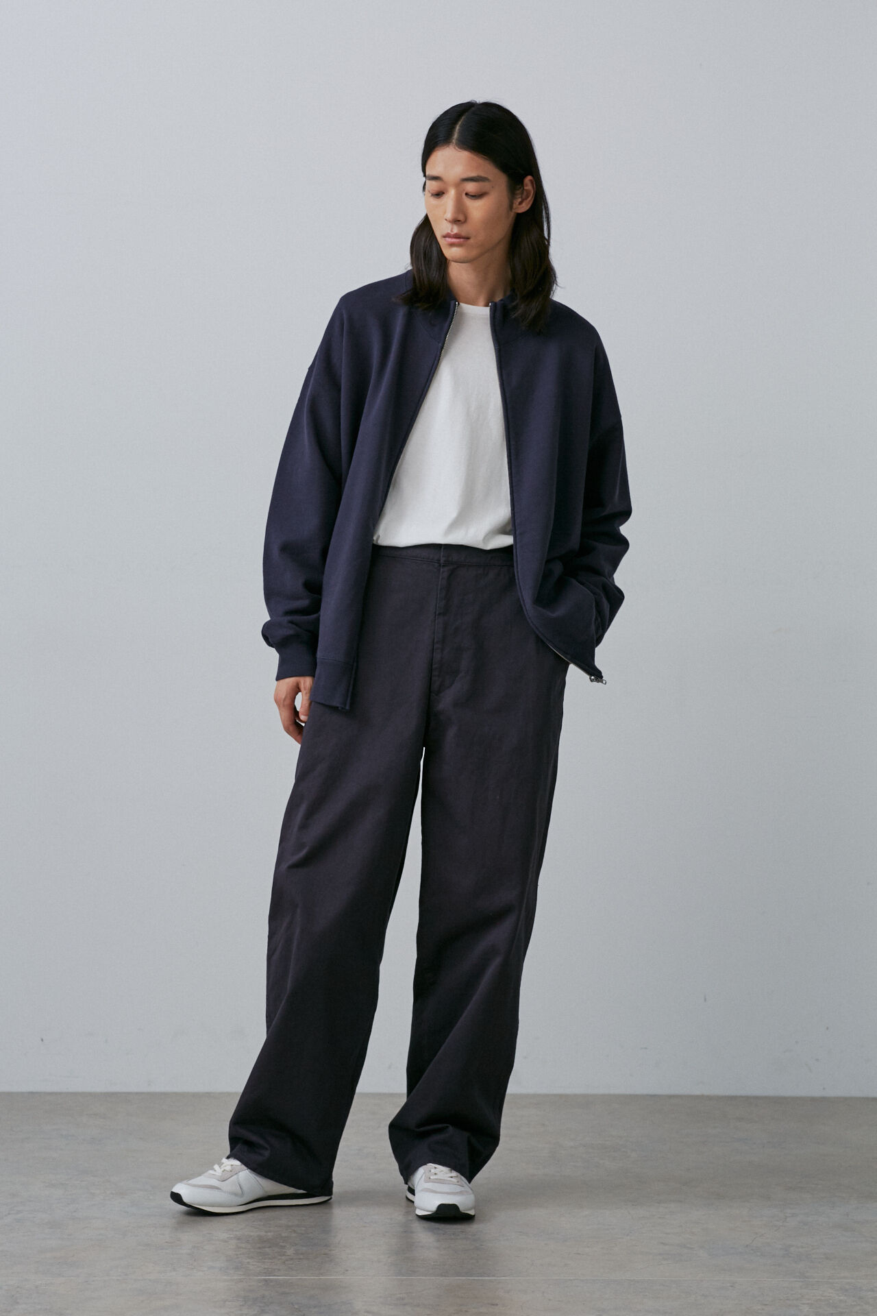 YLEVE 「Ｙ / ORGANIC COTTON CHINO ADJUSTER TROUSERS」|その他|ネイビー