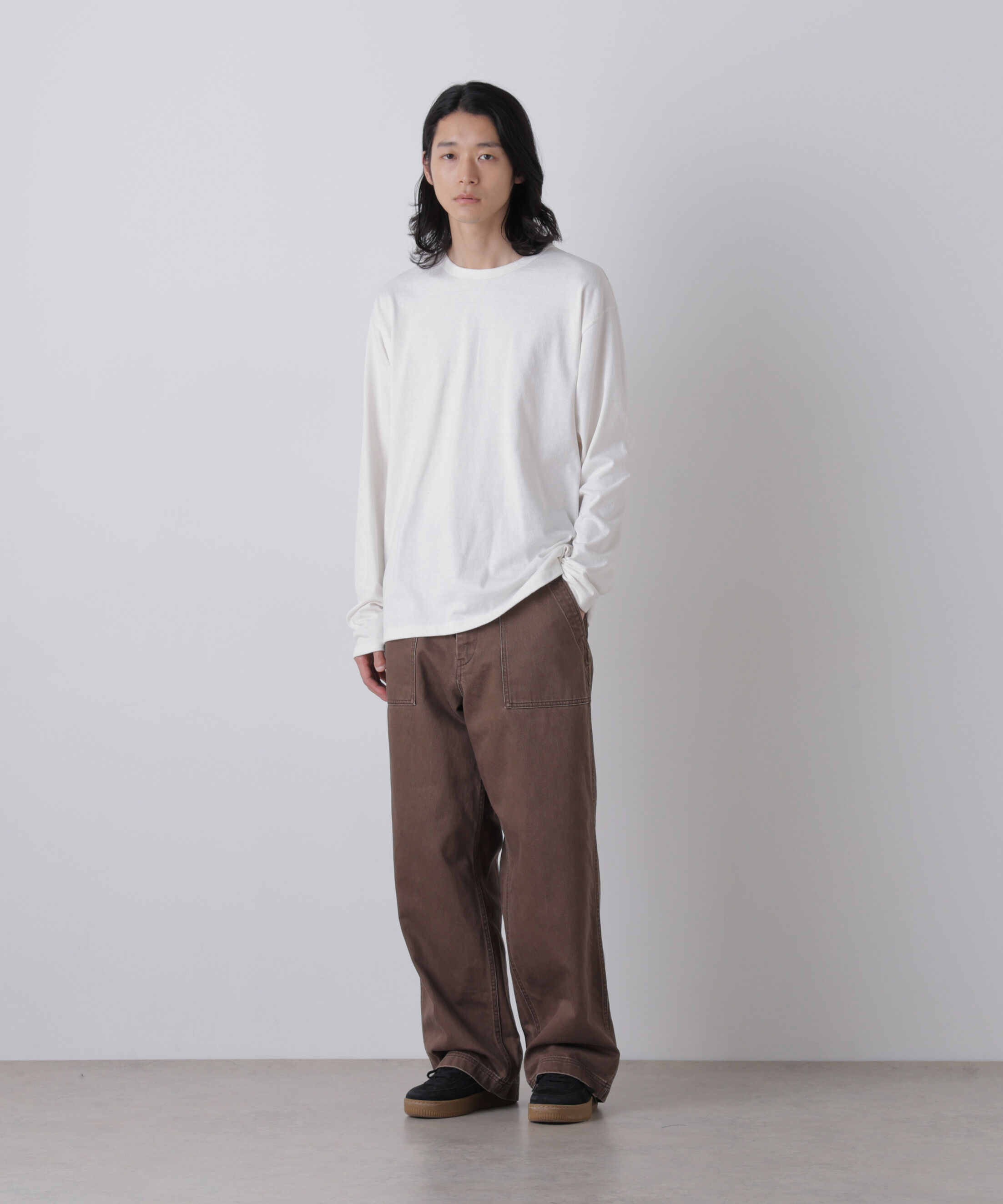YLEVE 「YLEVE / SUN-FADED COTTON TWILL PANTS」|その他|MOCHA3