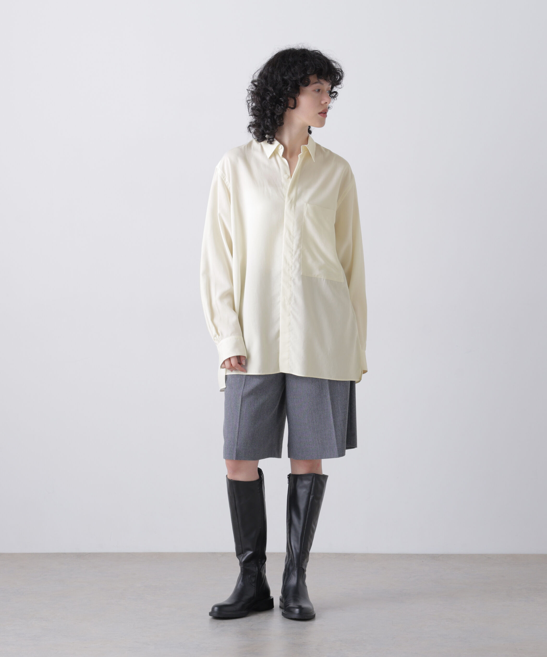 YLEVE 「YLEVE / LYOCELL BROADCLOTH BLOUSE」|シャツ・ブラウス|