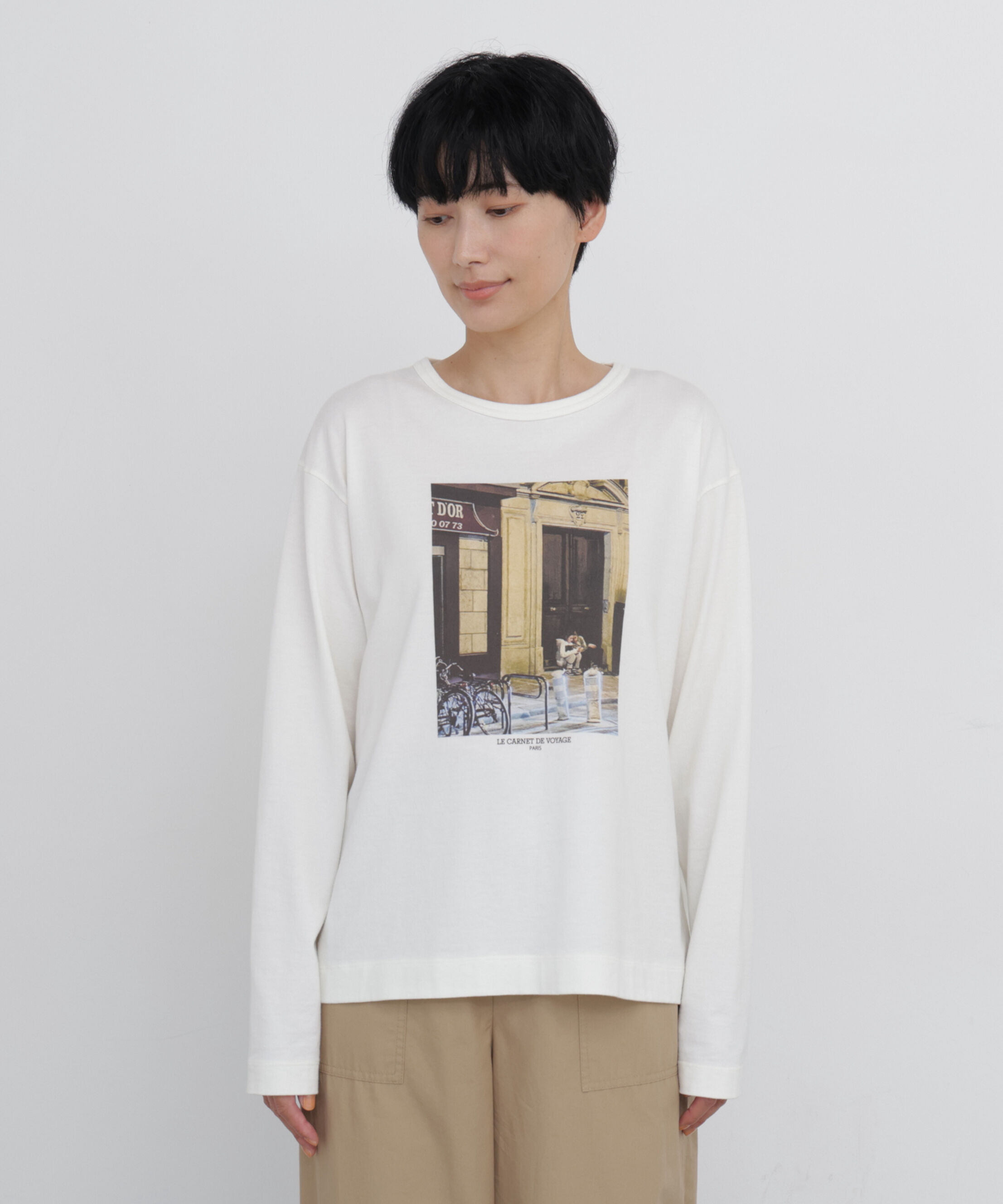  「◆フォトプリント　ロンＴ」|Tシャツ・カットソー|