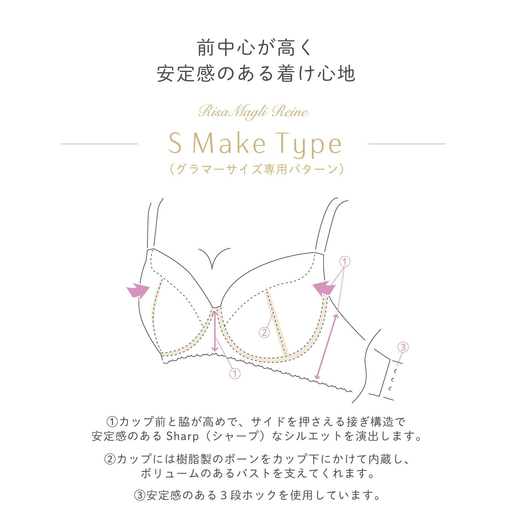 Risa Magli「フロリアーヌ ブラジャー」|インナー|
