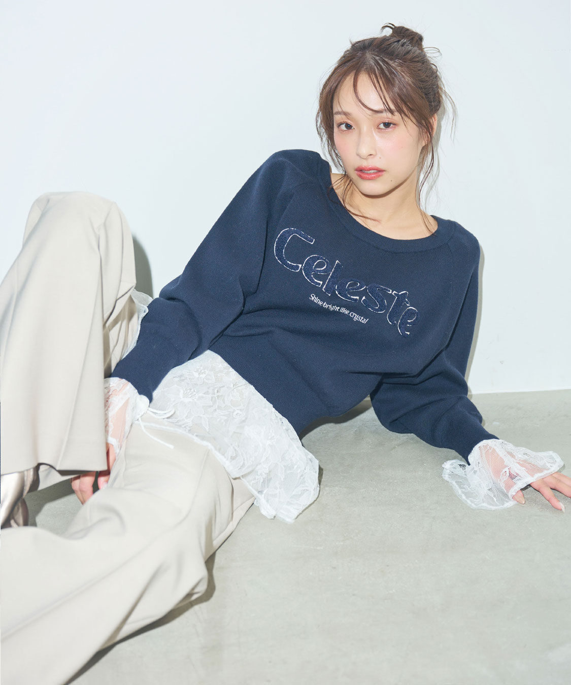 COCO DEAL「スリムフレアパンツ」|スラックス|