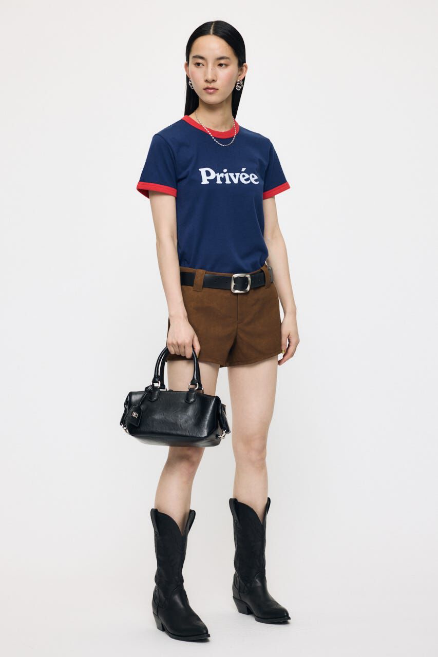 MOUSSY「PRIVEE RINGER Tシャツ」|Tシャツ・カットソー|