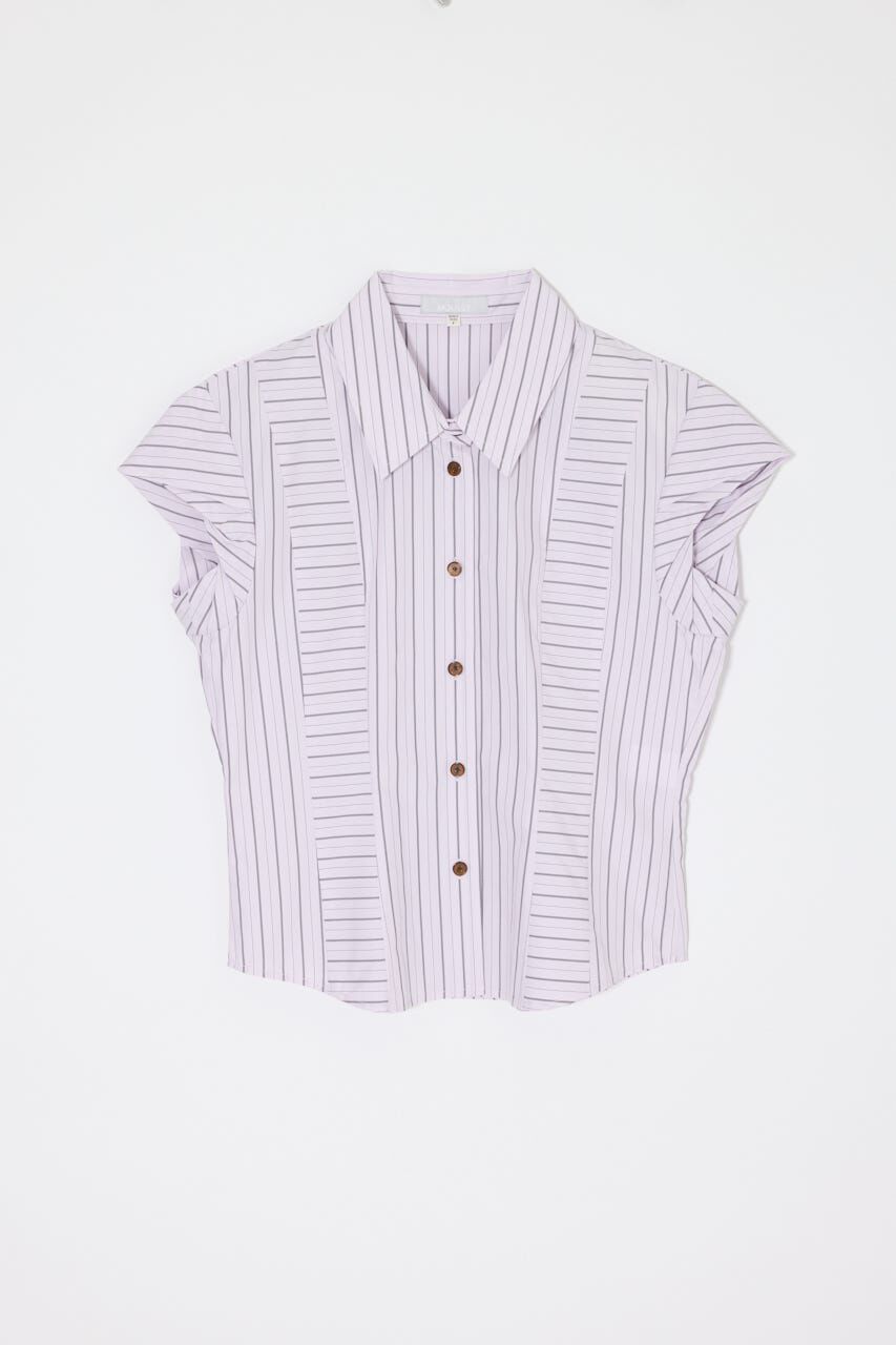 MOUSSY「STRIPE FIT ブラウス」|シャツ・ブラウス|