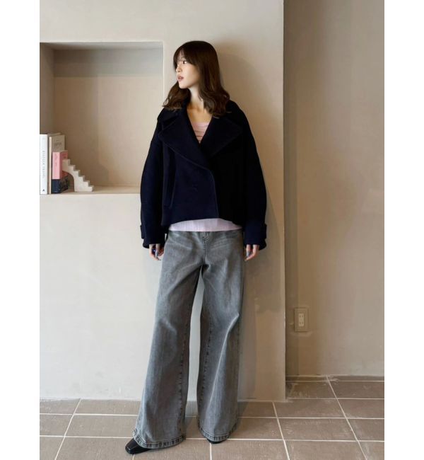 MERCURYDUO「【OUNNOUN】コクーンショートコート」|その他|
