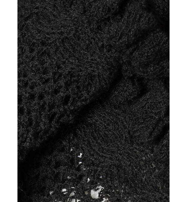 LAGUNAMOON「フリルデザインノースリニットプルオーバー」|ニット・セーター|