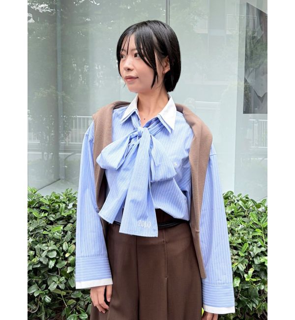 LAGUNAMOON「【POLO BCSコラボ】ボウタイシャツ」|シャツ・ブラウス|
