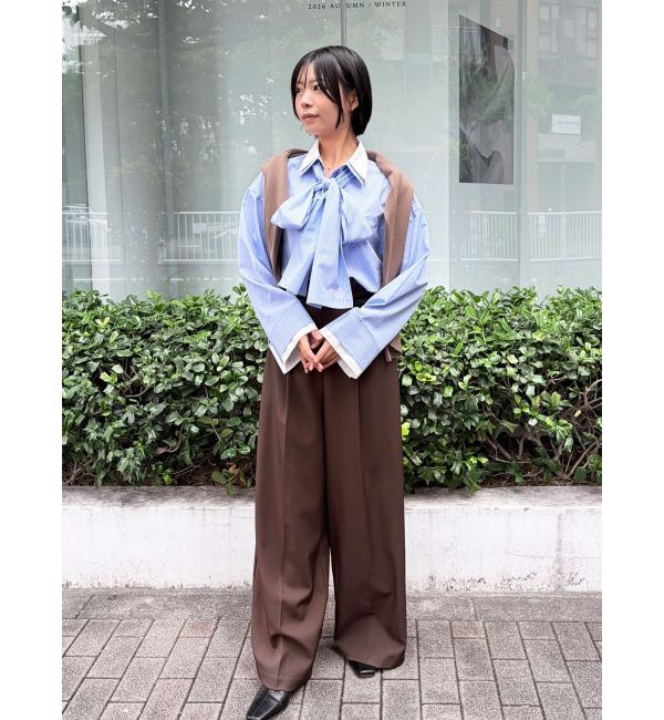 LAGUNAMOON「【POLO BCSコラボ】ボウタイシャツ」|シャツ・ブラウス|