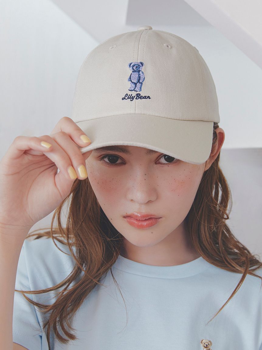 LILY BROWN「Lily Bearエンブロイダリーキャップ」|キャップ・キャスケット|