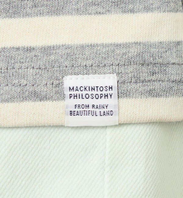 MACKINTOSH PHILOSOPHY「GREY LABEL バスクボーダーカットソー」|Tシャツ・カットソー|