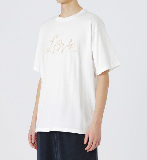  「LOVEコード刺繍Tシャツ」|Tシャツ・カットソー|