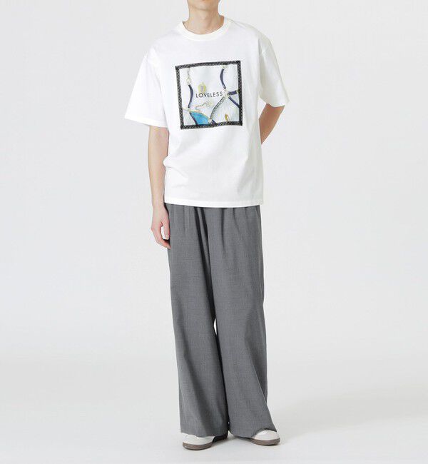  「スカーフトリミングTシャツ」|Tシャツ・カットソー|