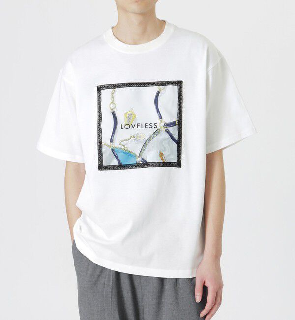  「スカーフトリミングTシャツ」|Tシャツ・カットソー|