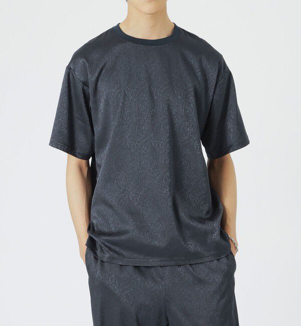  「サテンジャガードTシャツ」|Tシャツ・カットソー|