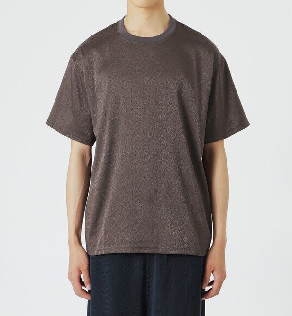  「サテンジャガードTシャツ」|Tシャツ・カットソー|