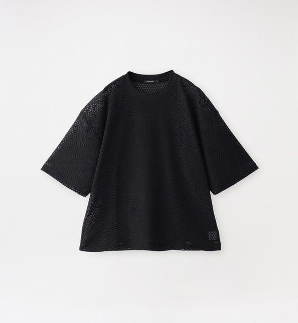  「ラティスレースプルオーバー」|Tシャツ・カットソー|ブラック