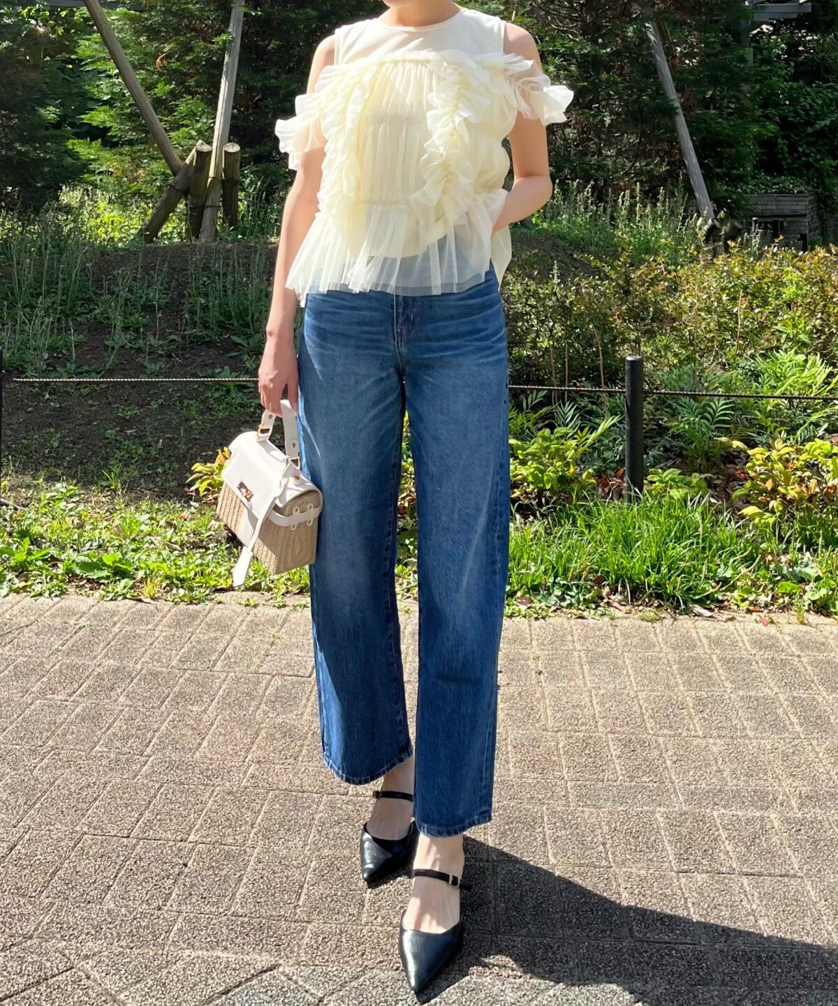 アンドクチュール「デニムバギーパンツ」|その他|