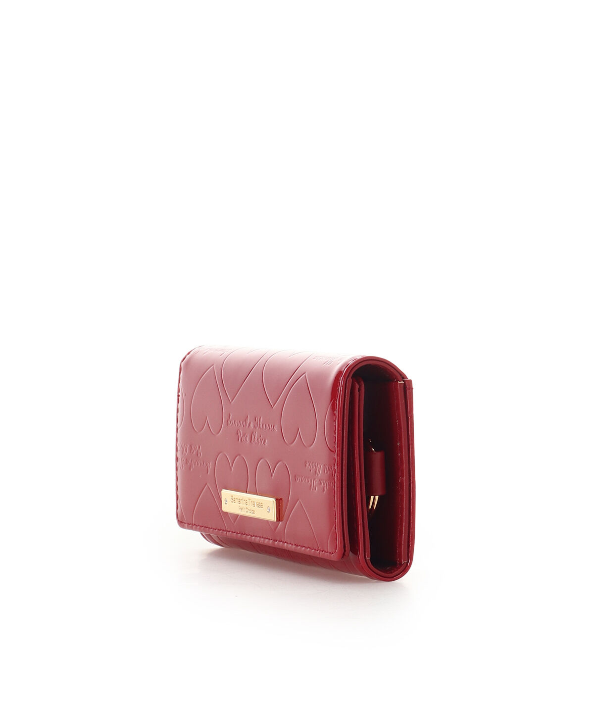 Samantha Thavasa Petit Choice「エナメルハート型押し キーケース」|キーケース|