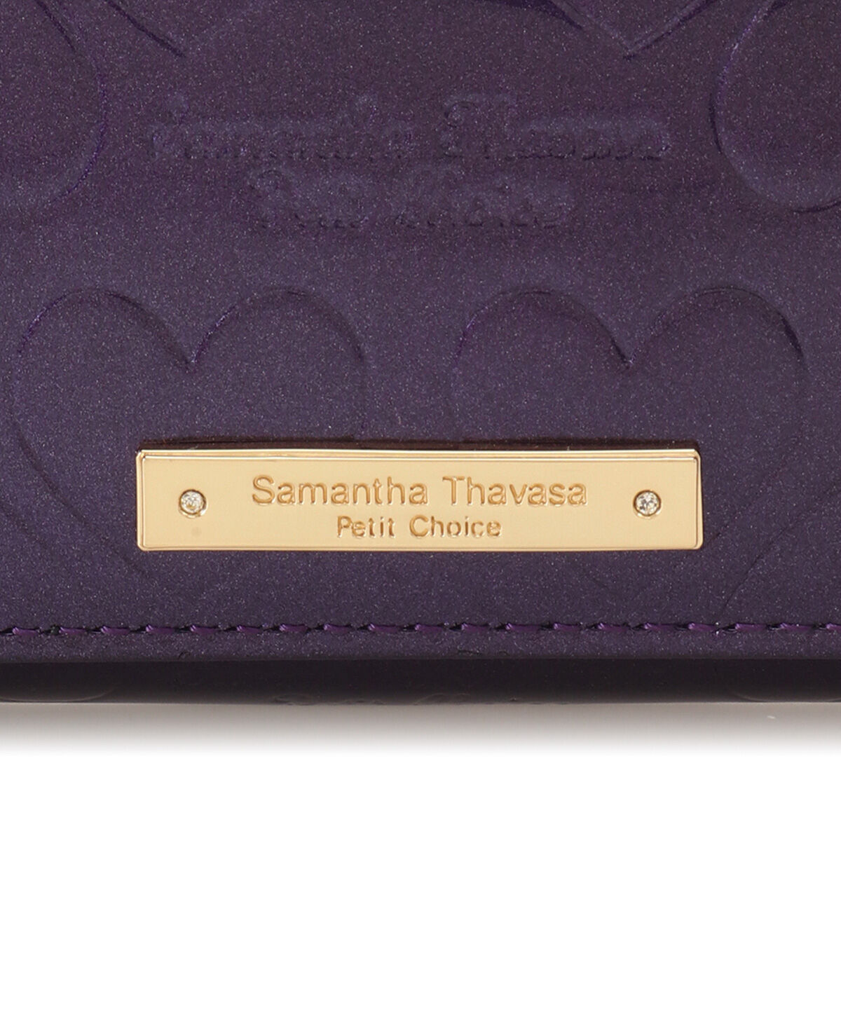 Samantha Thavasa Petit Choice「エナメルハート型押し キーケース」|キーケース|