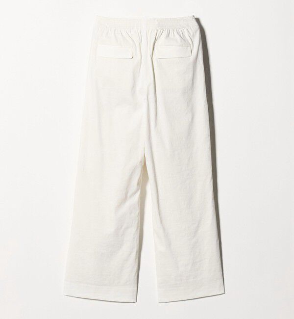 UNITED ARROWS「NALYA クロップドパンツ OFF WHITE」|スラックス|