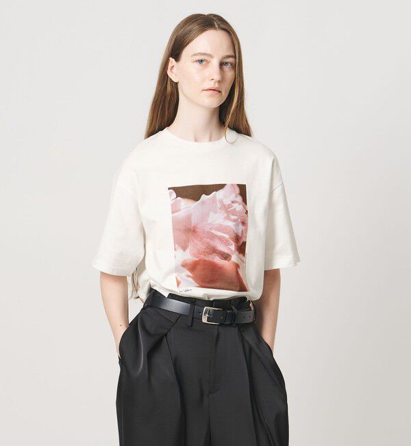 AEWEN MATOPH「＜Kei Sakakura for AEWEN MATOPH＞フォトTシャツ Sweet pea vein 」|Tシャツ・カットソー|