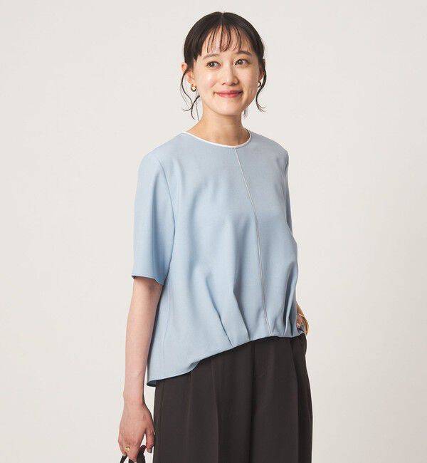 UNITED ARROWS green label relaxing「ライン TEE ブラウス」|シャツ・ブラウス|LT.BLUE