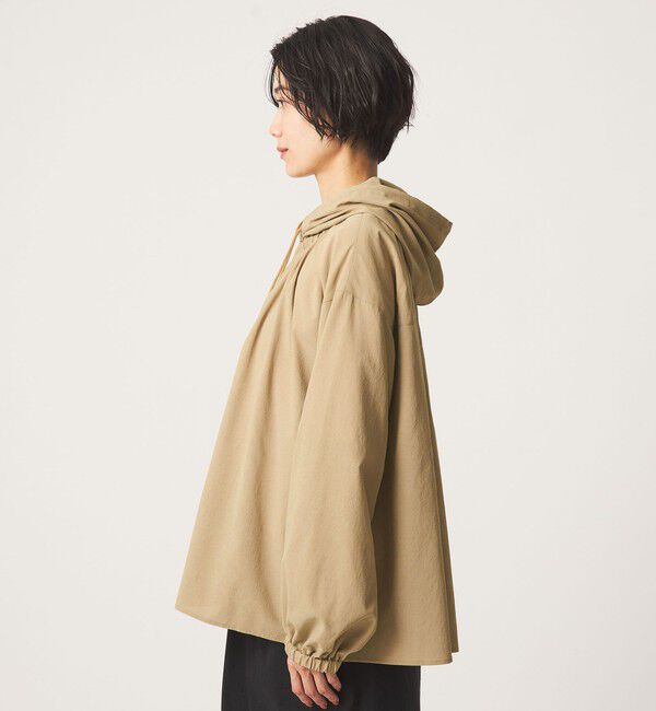 UNITED ARROWS green label relaxing「［size SHORTあり］フード ギャザー シャツ  UVカット 通気性 吸水速乾」|シャツ・ブラウス|